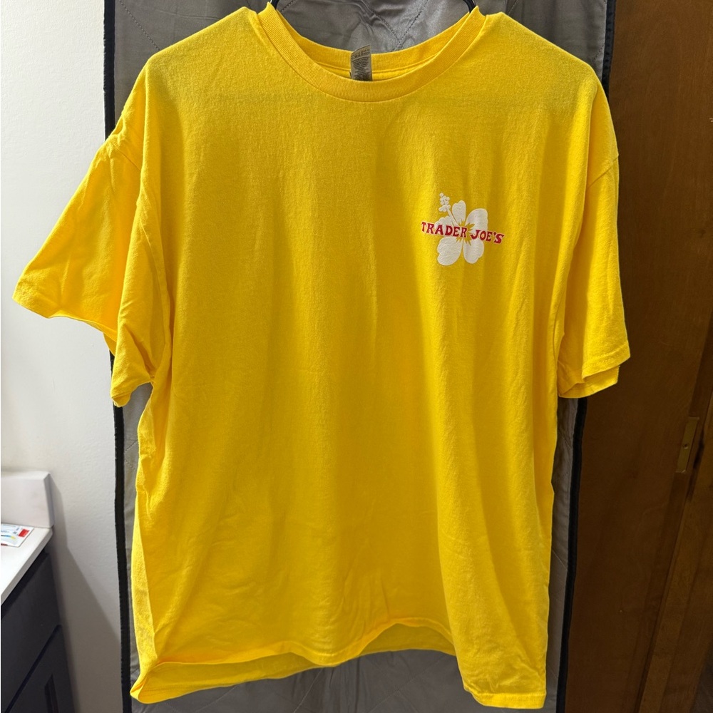 Trader Joe’s Gildan Yellow Heavy Cotton T-Shirt